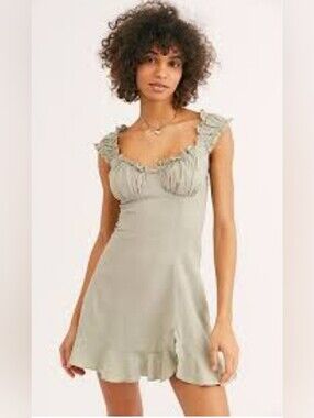 🌿 Free People Free-est Like A Lady Mini Dress 🌿 Size Medium